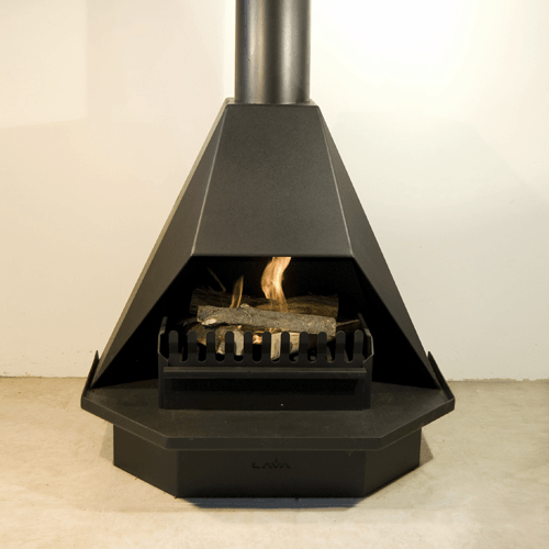 800 Freestanding Fireplace incl grate and pan