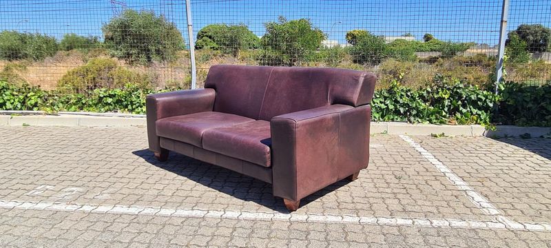 Kudu Leather Couch 2 Seater Almost New Condition | Contact 0818407199