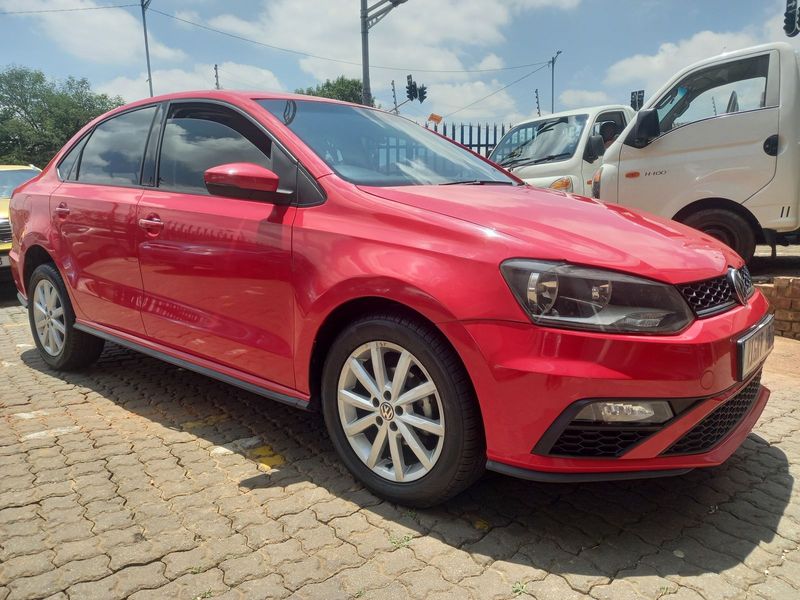 Red Volkswagen Etios 1.5 Xs Sedan with 75000km available now!