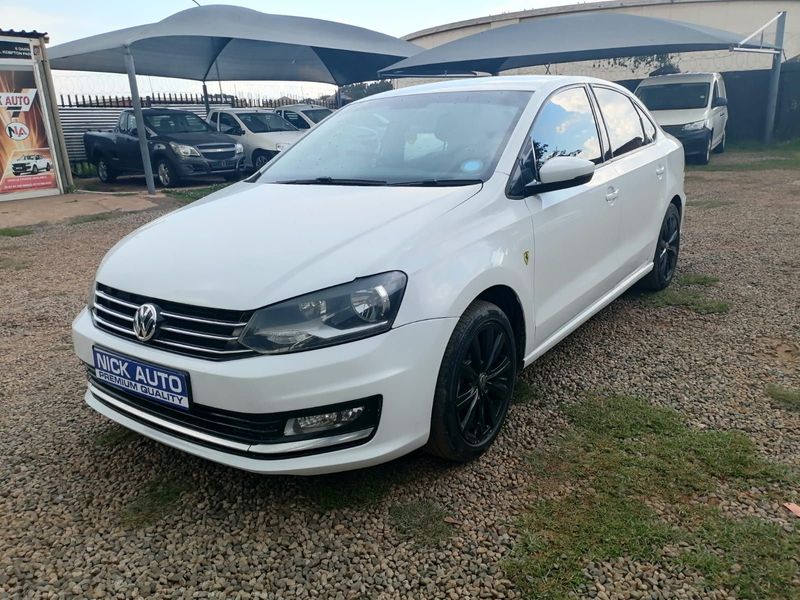 2019 Volkswagen Polo Sedan 1.4i Comfortline, White with 85000km available now!