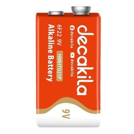 Decakila - 9V Alkaline Battery 6F22