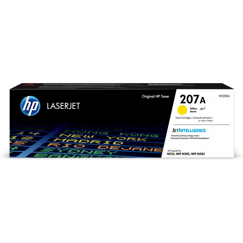 HP 207A Yellow Toner Cartridge 1,350 Pages Original W2212A Single-pack - Brand New