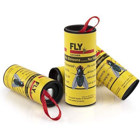 Sticky Ribbon Fly Catcher Traps - 10 Pack
