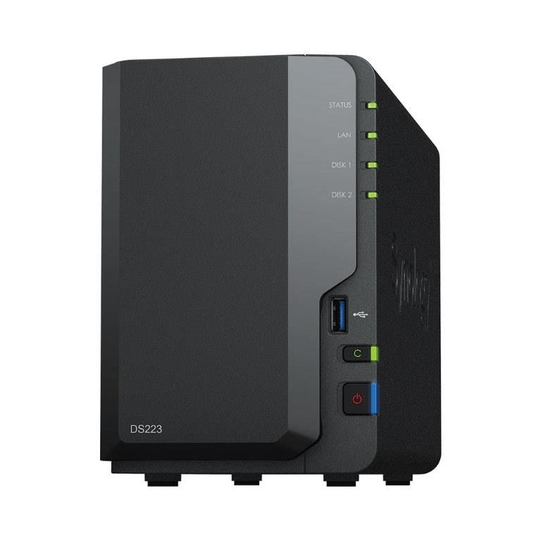 Synology DiskStation DS223 2-bay Diskless Tower NAS - Brand New