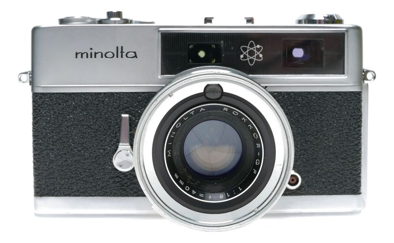 Minolta Electro Shot 35mm Film RF Camera Rokkor-QF 1.8/40mm
