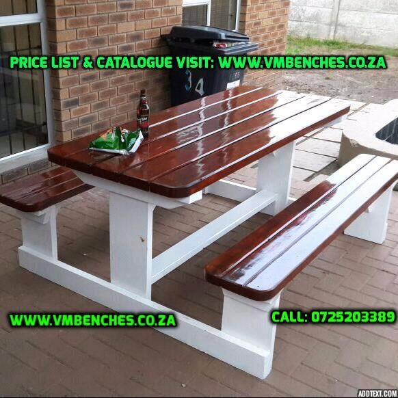 BRAND NEW WOODEN TABLES and BENCHES for SALE