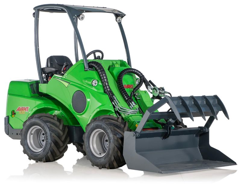 Avant 630 Mini loader Digger Tractor Excavator Trencher Forklift Articulated Kubota driven