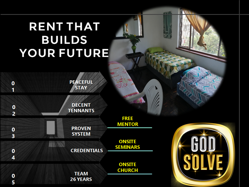 ACCOMMODATION TO SHARE - GODSOLVE.  Free Mentors get you to manage your time and goals