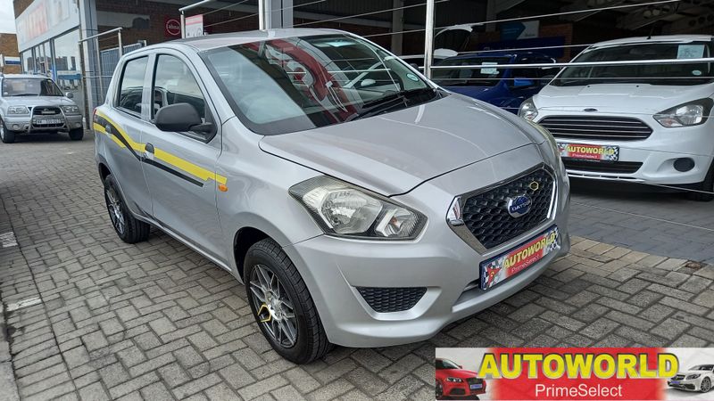 Silver Datsun Go 1.2 Mid with 110000km available now!