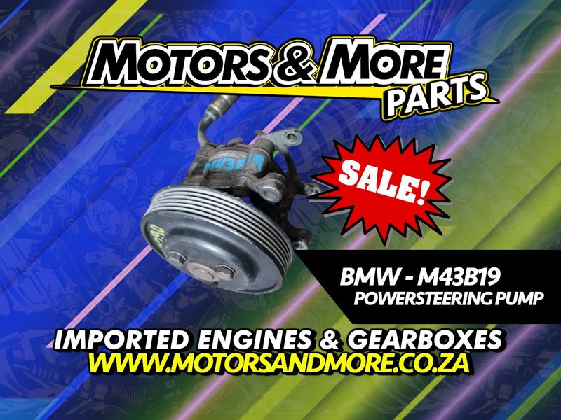 BMW M43 E46 - Powersteering pump - Limited Stock! - Parts!