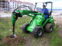 Avant 635-Kubota engine Mini articulated loader mower rough terrain forklift trencher excavator