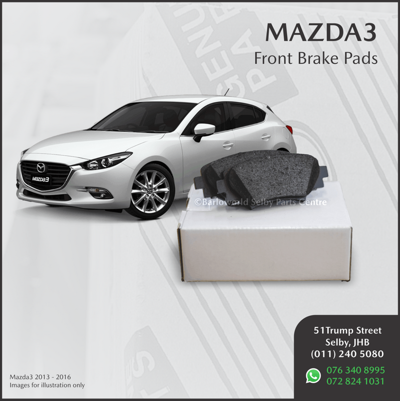 New Genuine Mazda3 Front Brake Pads