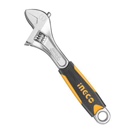 Ingco - Adjustable Wrench - 300mm - S/GRIP CRV
