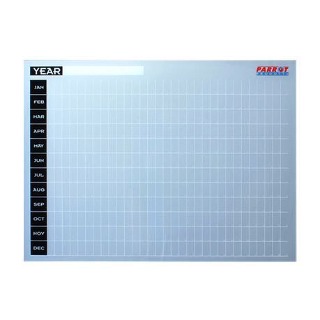 Parrot Yearly Planner Cast Acrylic - 600 x 450mm