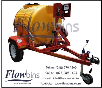 NEW 600lt to 2500Lt Horizontal Diesel Bowser Trailers from R25890