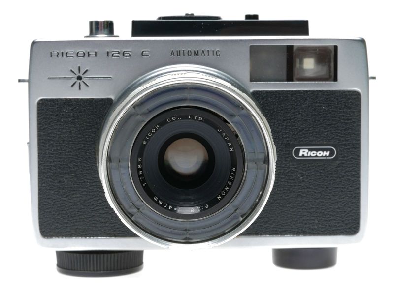Ricoh 126C Automatic Cartridge Film Camera Rikenon 1:2.8 f&#61;40mm