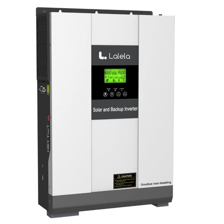 Lalela 5000VA 5000W 48V Pure Sinewave Hybrid Inverter with 80A MPPT Solar Controller LAL-5000W-MPPT