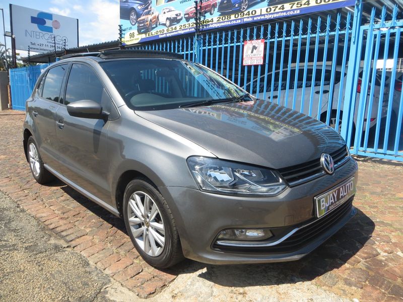 2014 Volkswagen Polo 1.2 TSI Highline DSG, Grey with 90000km available now!