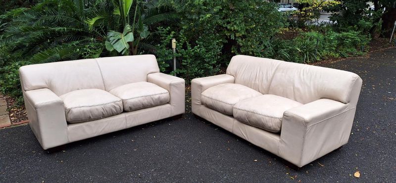 Modern CORICRAFT Kariba Leather Lounge suite 2 b 2 Seater Couches R8900 for both