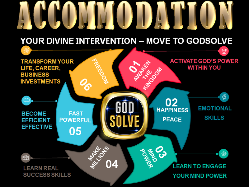Godsolve rent  touches God. Free Mentors get you to master the 4 step success formula