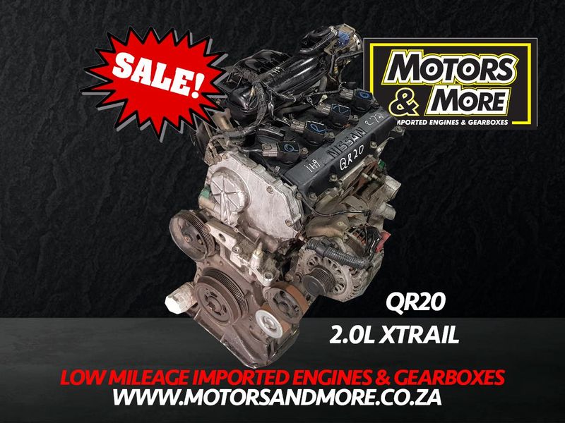 Nissan X Trail QR20 2.0 Engine For Sale No Trade in Needed
