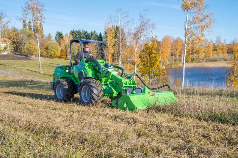 Avant 850 Articulated Trenching Tractor Loader powered by Kubota V2403 36 kW 49 hp diesel engine