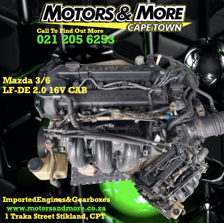 Mazda 3/6 LF-DE 2.0 16V CAB Engine For Sale