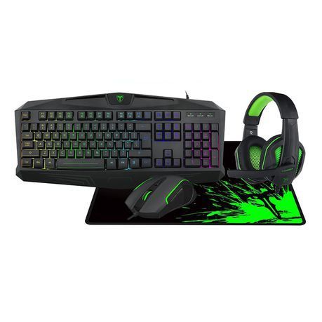 T-Dagger T-TGS003 4 in 1 Gaming Combo Set - Black