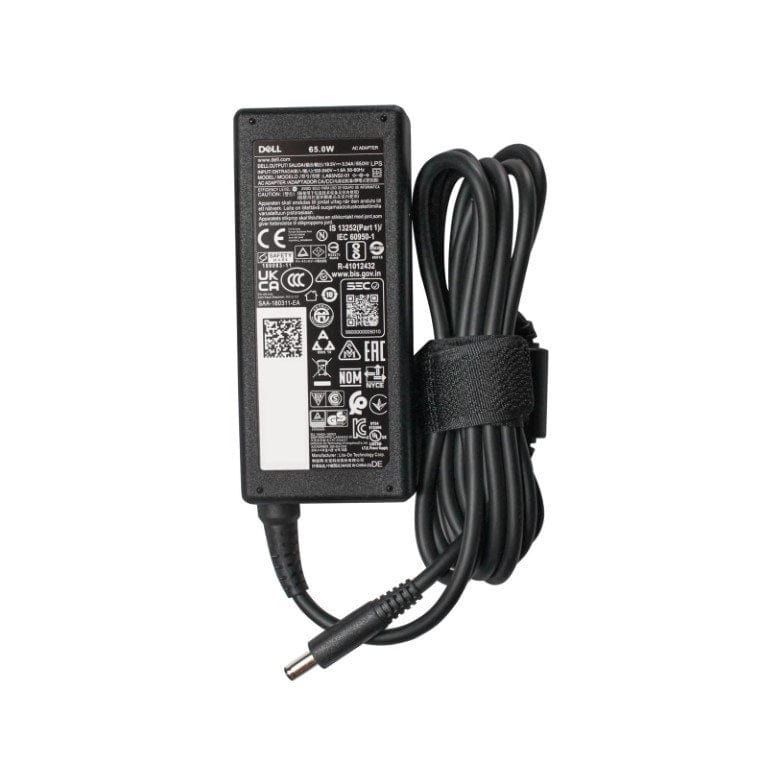 Dell 65W 4.5mm Barrel Notebook Charger with Power Cord 450-AECN - Brand New