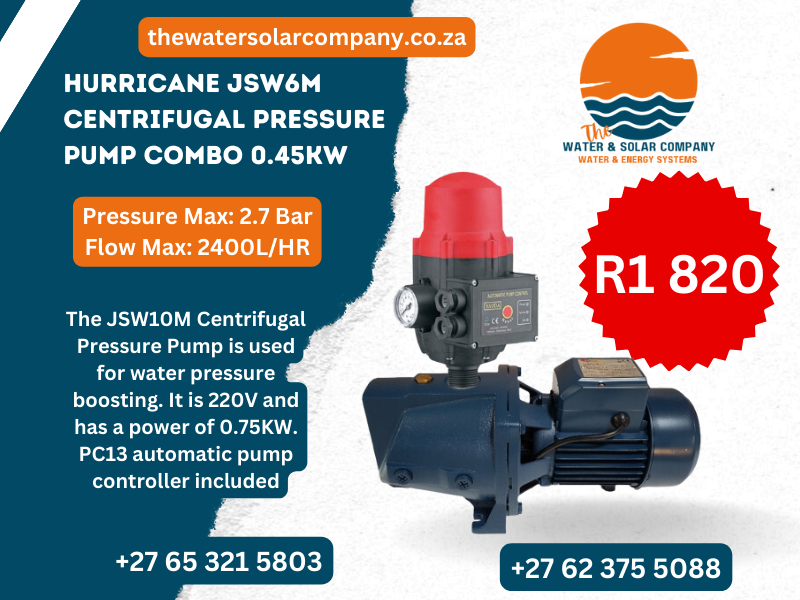 JSWM Self Priming Water Pump (0.45KW -220V)