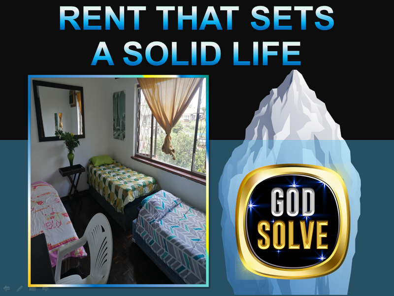 Godsolve Rent  brings Gods presence. Mentors teach how to guard against the chaos rising