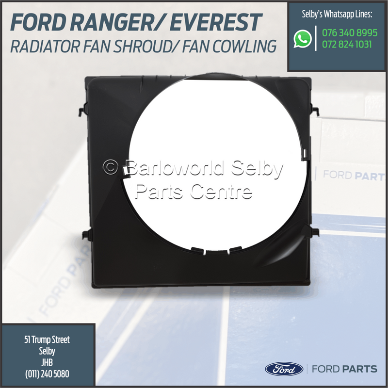 New Genuine Ford Ranger, BT-50, Everest Radiator Fan Shroud  -  Fan Cowling