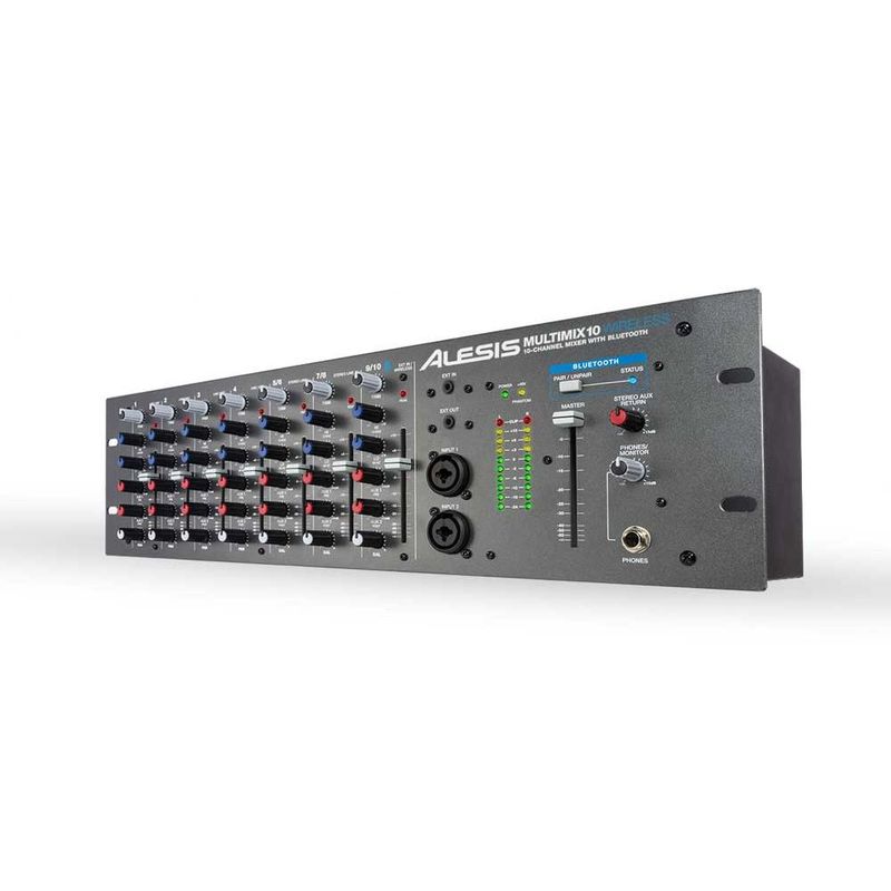 Alesis Multimix 10 W, 10-Channel Mixer with Integrated Bluetooth Wireless Capability