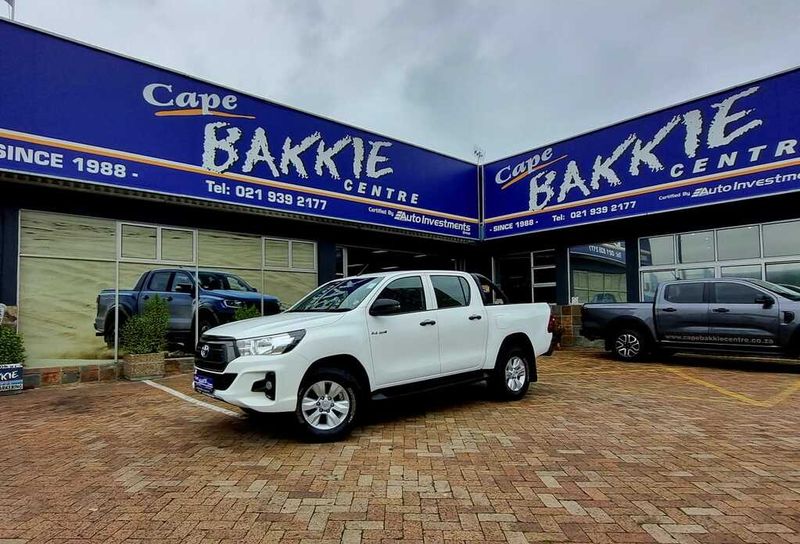 2018 Toyota Hilux 2.4 GD-6 D/Cab RB SRX, White with 70000km available now!