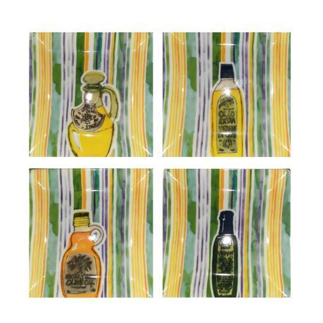 Olio Square Serving Tray - Set of 4