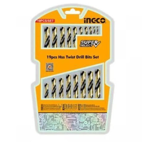 Ingco - 19 Piece HSS Twist Drill Bits Set