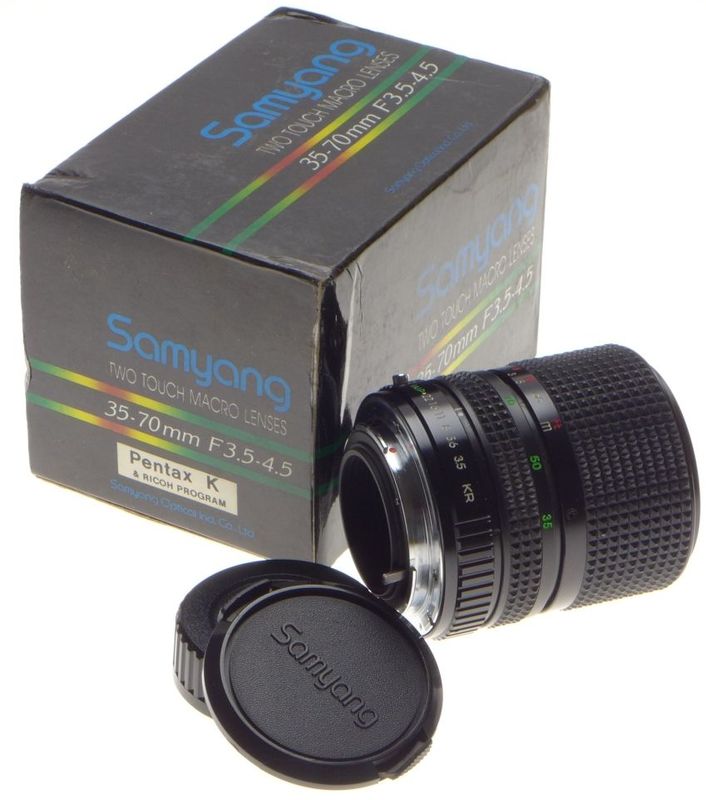 SEAGULL MD 28-70mm f3.5-4.5 new in box old stock SLR film camera Zoom lens caps papers