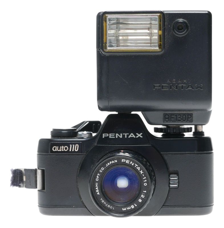 Pentax 110 Auto Subminiature Film Camera AF130P Flash Spares Props