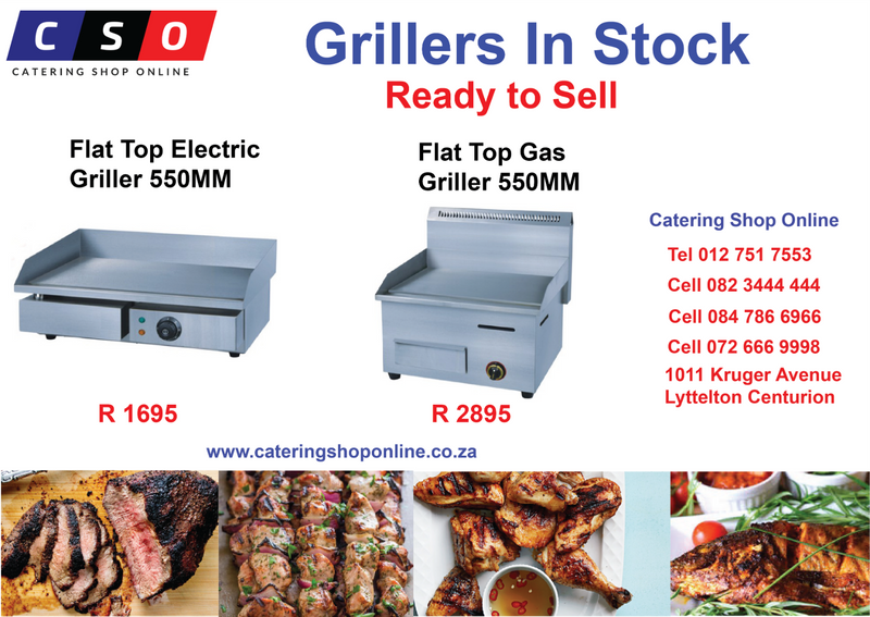FLAT TOP GRILLERS ELECTRIC AND GAS FROM R 1695