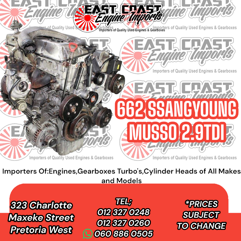 662 SSANGYOUNG MUSSO 2.9TDI