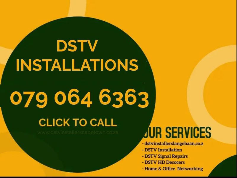 Middelburg DSTV Installers 079 064 6363 DSTV Signal Installation Repairs