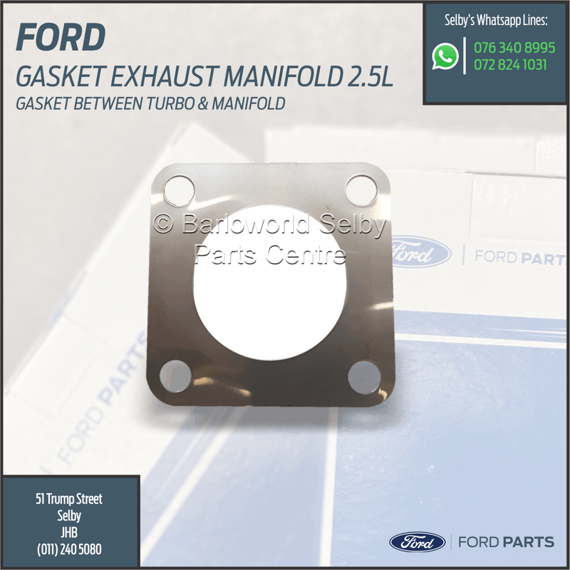 New Genuine Ford Gasket-Exhaust Manifold 2.5L Diesel Gasket Between Turbo And Manifold