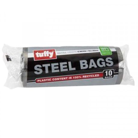 Tuffy Steel Bag On Roll - 10 Per Pack
