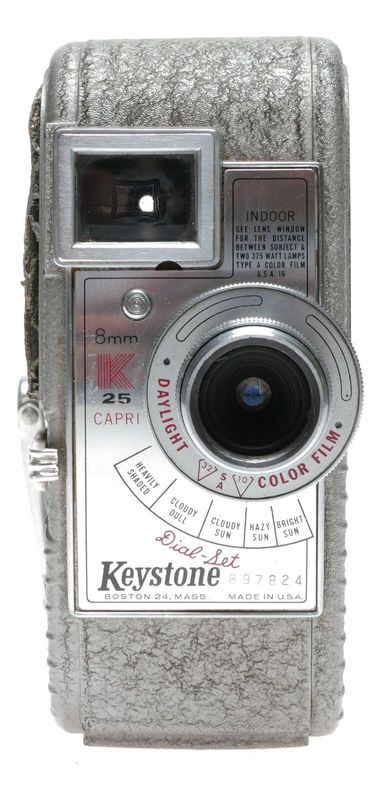 Keystone K25 Capri 8mm Film Cine Camera Elgeet f:2.3 Lens