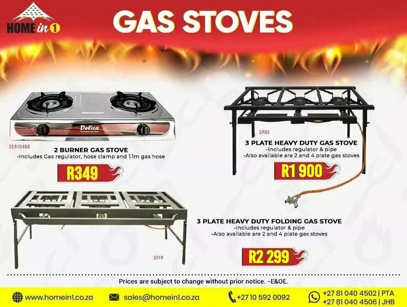 Gas stoves