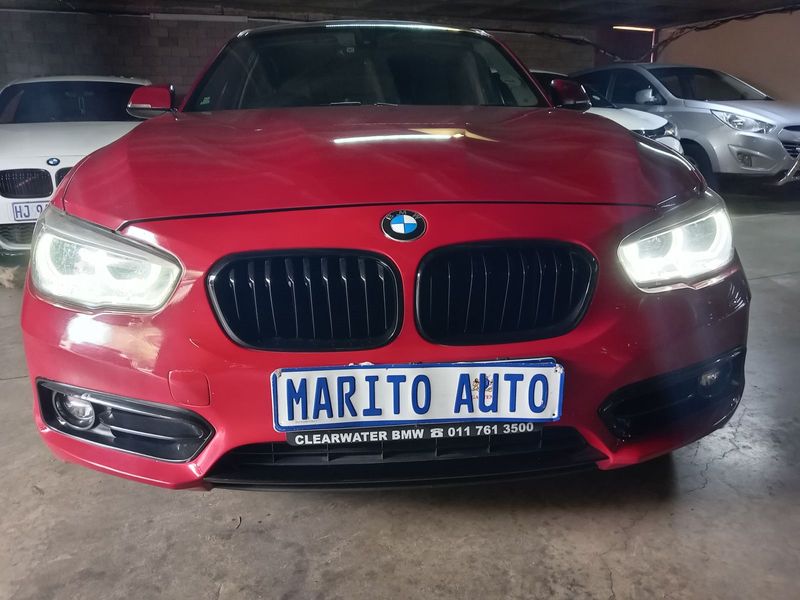 Red BMW 116i 3-Door with 47000km available now!