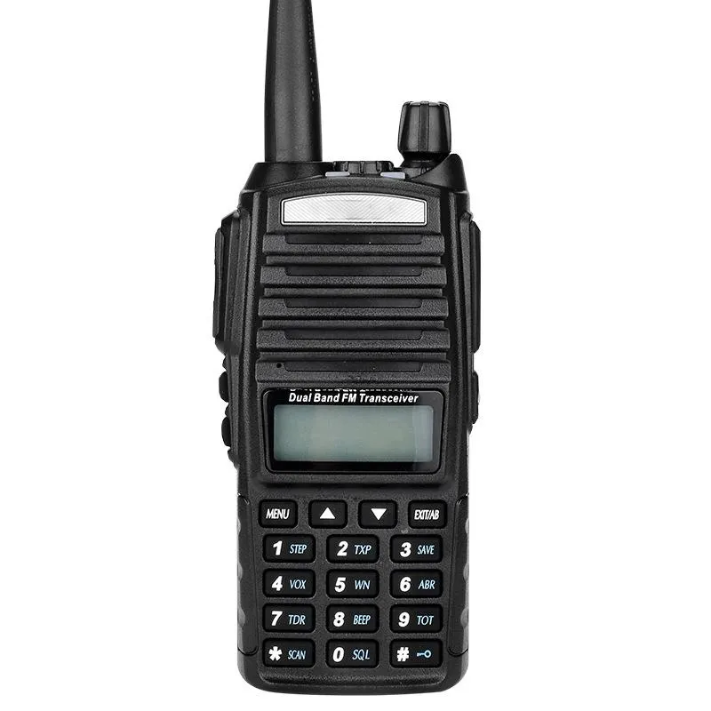 Long Range Vhf Uhf Transceiver  Walkie-Talkie 5W PTT Handheld Radio UV-82