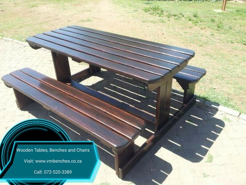 WOODEN PATIO BENCHES,