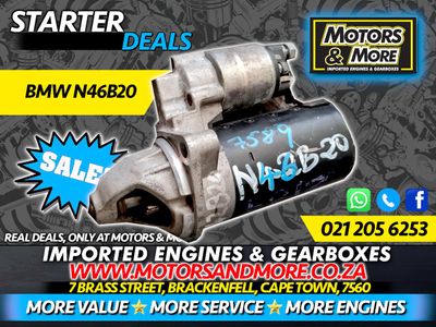 BMW N46B20 E90 Starter For Sale