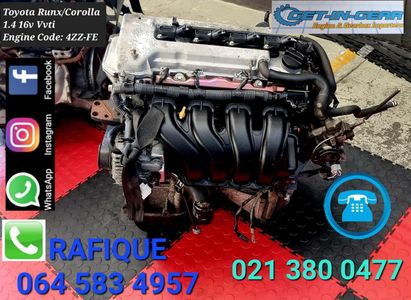 Toyota Runx - Corolla 4zz 1.4 Low Mileage Engines - Get In Gear